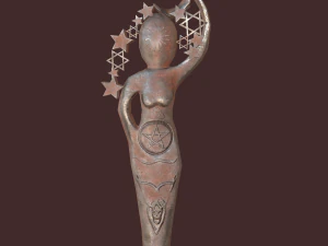 pagan statues set 3D Model