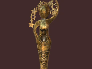pagan statues set 3D Model