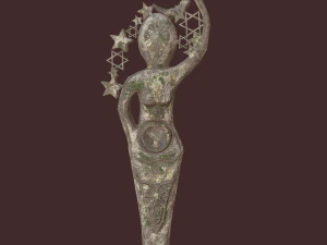 pagan statues set 3D Model
