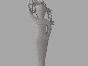 pagan statues set 3D Model