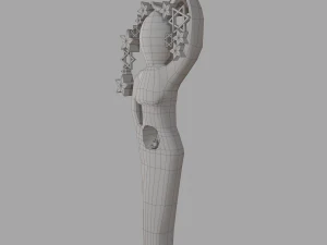 pagan statues set 3D Model