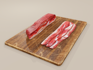 Bacon 3D-Modell