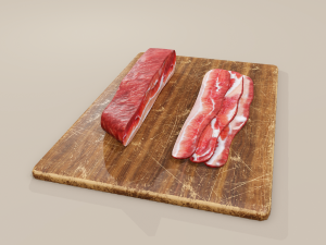Bacon 3D-Modell