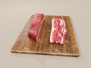Bacon 3D-Modell