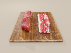 Bacon 3D-Modell