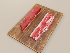 Bacon 3D-Modell