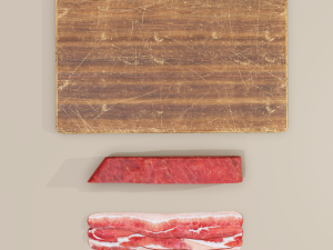 Bacon 3D-Modell