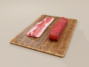 Bacon 3D-Modell