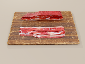 Bacon 3D-Modell