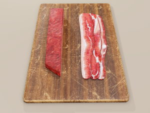 Bacon 3D-Modell
