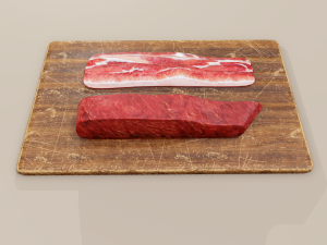 Bacon 3D-Modell