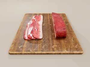 Bacon 3D-Modell