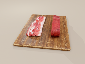 Bacon 3D-Modell