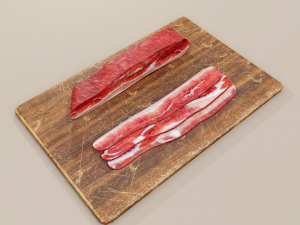 Bacon 3D-Modell