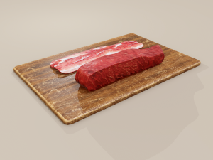 Bacon 3D-Modell