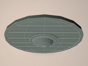 Wooden shield 3D Model