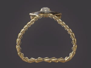viking wolf pendant Modèle 3D