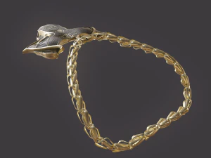 viking wolf pendant 3D Model