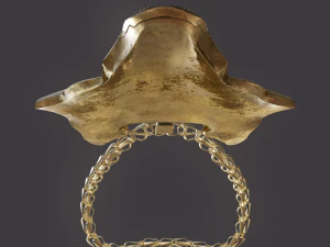 viking wolf pendant 3D Model