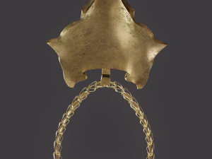 viking wolf pendant 3D Model