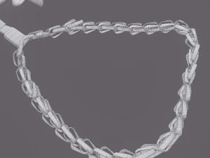 viking wolf pendant 3D Model
