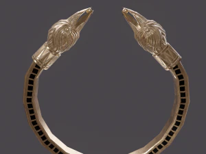 Golden eagle bracelet 3D Model