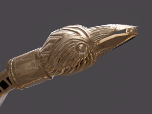 Golden eagle bracelet 3D Model