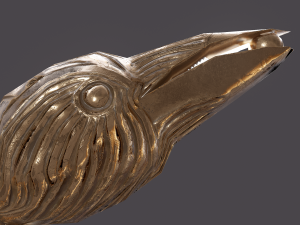 Golden eagle bracelet 3Dモデル