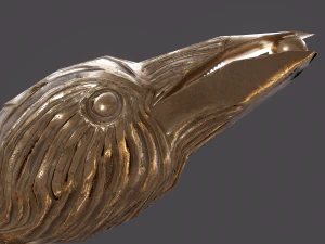 Golden eagle bracelet 3D Model
