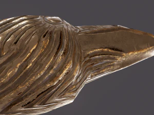 Golden eagle bracelet 3D Model