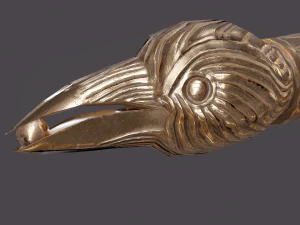 Golden eagle bracelet 3D Model