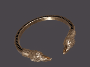 Golden eagle bracelet 3Dモデル