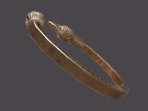 Golden eagle bracelet 3D Model