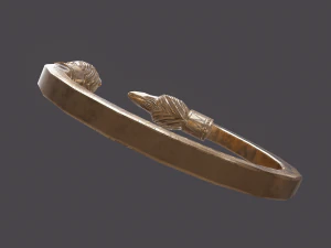 Golden eagle bracelet 3D Model