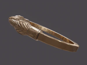 Golden eagle bracelet 3D Model