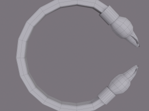 Golden eagle bracelet 3Dモデル