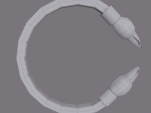 Golden eagle bracelet 3D Model