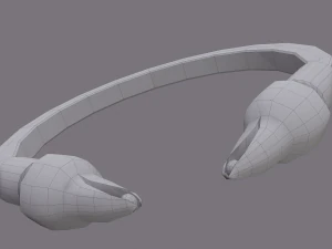 Golden eagle bracelet 3D Model