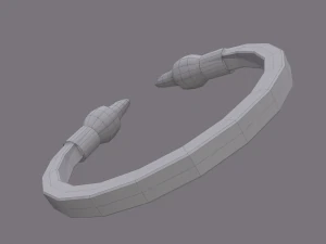 Golden eagle bracelet 3D Model