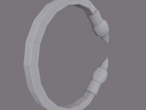 Golden eagle bracelet 3D Model