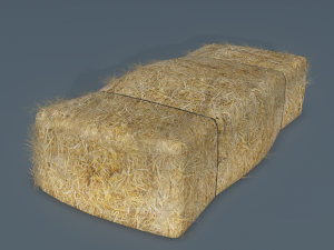 hay bale Modelo 3D