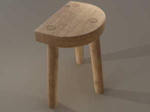 3 legged stool 3Dモデル