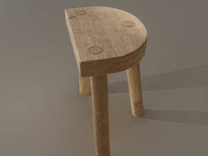 3 legged stool 3Dモデル