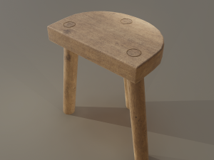 3 legged stool 3Dモデル