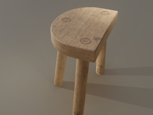 3 legged stool 3Dモデル