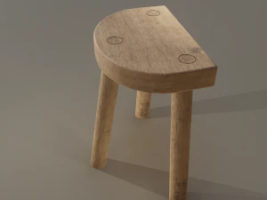 3 legged stool 3D Model