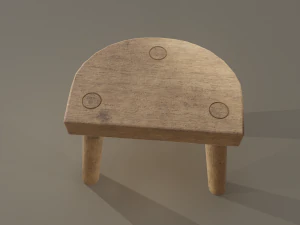 3 legged stool 3D Model