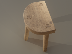 3 legged stool 3Dモデル
