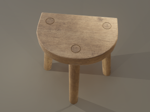 3 legged stool 3Dモデル
