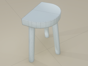 3 legged stool 3Dモデル